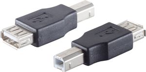 USB-B Adapter, USB-A Buchse, 2.0