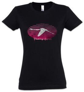 Urban Backwoods Flamingo Express Damen T-Shirt, Größe:XS