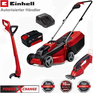 Einhell City Rasenmäher GE-CM 18/30 Rasentrimmer-Grasschere 18V Akku 4.0 Ah