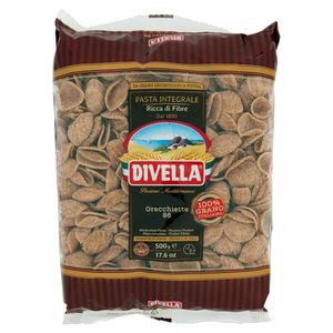 24x Divella Pasta Orecchiette Integrali N.86 500g