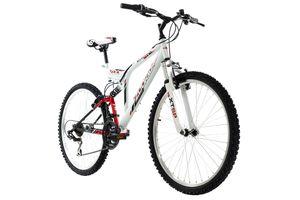 Mountainbike Fully 26'' Zodiac weiß RH 48 cm KS Cycling
