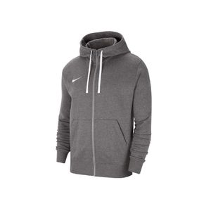 Nike Park Pánská fleecová bunda s kapucí CHARCOAL HEATHR/WHITE/WHITE L
