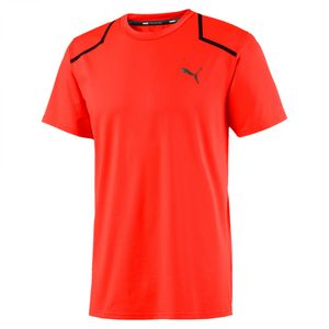 Puma T-Shirt Power Harren Sport Freizeit Rot Gr. S EU