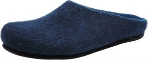 Magicfelt Hausschuhe 709 für Damen & Herren - Pantoffel aus 100% Merino-Wolle Dark Petrol ,37