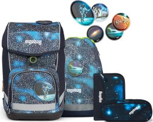 ergobag Školní brašna Cubo, sada 5 kusů, 19 litrů Stopařův průvodce Galaxií pro medvědy 002