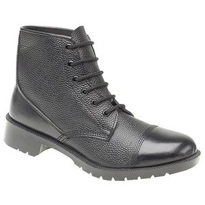 Pánske kožené topánky Grafters Cadet DF582 (44,5 EU) (Black)