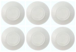 Villeroy & Boch CELLINI Frühstücksuntertasse Ø 18cm 6er Set weiß Porzellan Villeroy & Boch CELLINI Frühstücksuntertasse Ø 18cm 6er Set weiß Porzellan