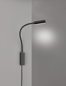 LED Leselampe Schwarz dimmbar Bett Lampe Leuchte fürs Kopfteil Couch Wandmontage