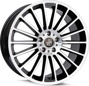 19-calowe obręcze aluminiowe KESKIN KT15 5x112 ET45 BLACK FRONT POLISH