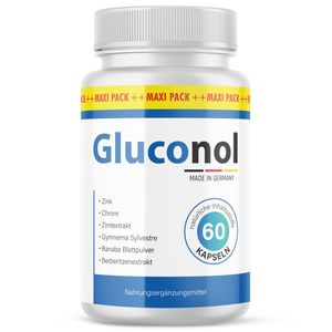 Gluconol Kapseln pro muže a ženy | 60 kapslí měsíčně 1x