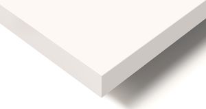 POKAR Tischplatte 2,5 cm Schreibtischplatte für Schreibtisch, Größe:120x80, Farbe:Weiß