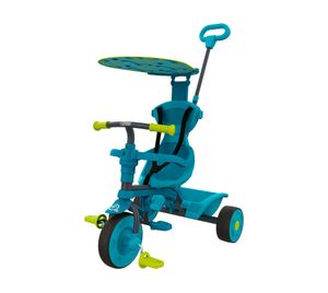TP Toys Dreirad Dino 4 in 1 | Blau | 85x48x101 cm