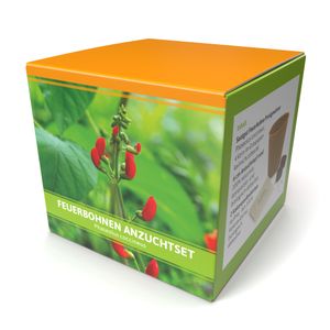 Anzuchtset Feuerbohnen | Anzuchtsets für Werbezwecke von FLORTUS