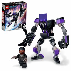 LEGO 76204 Marvel Black Panther Mech, Figur zum Sammeln, Superhelden-Spielzeug für Kinder ab 7 Jahren mit Minifigur, Avengers Actionfigur