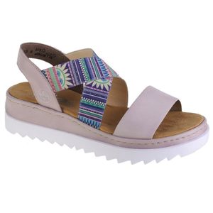 Damen Sandalen Rieker V44G8-30 flieder-lila-multi 38