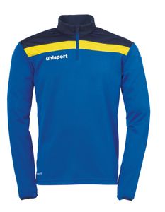 uhlsport Offense 23 1/4-Zip Sweatshirt azurblau/marine/limonenge L