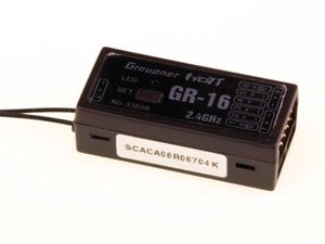 Graupner Gr-16 2,4Ghz Hott 8K Empfänger / 33508