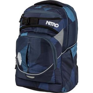 Nitro Superhero Schulrucksack fragments blue 30 Liter Rucksack