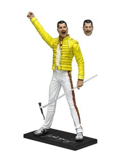 NECA Freddie Mercury Actionfigur Freddie Mercury (Yellow Jacket) 18 cm
