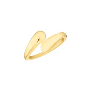 s.Oliver Jewel Damen Ring Edelstahl gold 203576, Ringgröße:58 (18.4 mm Ø)