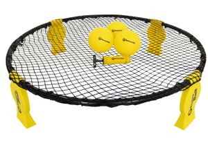 L.A. Sports Bounce Ball Deluxe Set Roundnet Ballspiel mit Rundnetz und Spielbällen