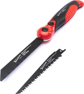 TrendLine Multifunktions-Klappsäge für Holz und Metall 12,5 cm inkl. 2 Sägeblättern