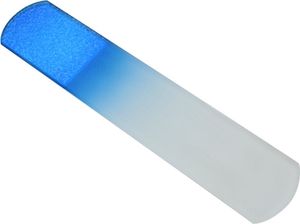 Fußschrubber – Handgemachte Glasfußfeile – Entferner für Hornhaut und abgestorbene Haut – Grob – Entferner für harte Haut, blaue Glasfußfeile