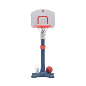 Step2 Shootin' Hoops Junior Basketball Set | Basketballständer für Kinder ab 2 Jahre |  Höhenverstellbarer Basketballkorb 76-122 cm