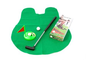 wC hra golf 90 x 71 cm plsť/ocel zelená 6dílná
