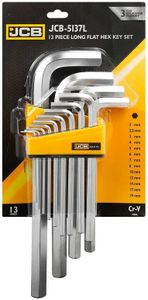 JCB | Innensechskantschlüssel Set, 13TLG 2-19mm