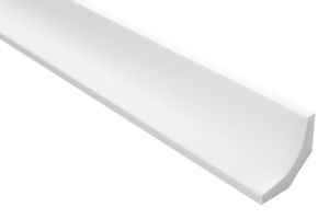 Deckenleisten aus Styropor XPS - Hochwertige Stuckleisten leicht & robust im modernen Design - (20 Meter E-11 - 35x35mm) Wandleiste