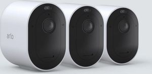 arlo PRO 4 3er-Set Außenkamera Überwachungskamera WLAN Spotlight Nachtsicht