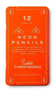 12 Color Pencils - Neon