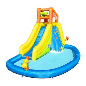 Bestway®  H2OGO!® Mega-Wasserpark mit Dauergebläse Mount Splashmore 435 x 286 x 267 cm