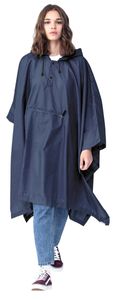 Regenponcho Regenumhang Kapuze Regenbekleidung Unifarben Platzsparend Leicht