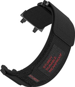 INF Tkaný nylonový remienok na hodinky pre Amazfit T-Rex 3 - sivý čierna