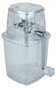 APS 36017 Ice Crusher Eiszerkleinerer aus Kunststoff 10x10x24cm, klar