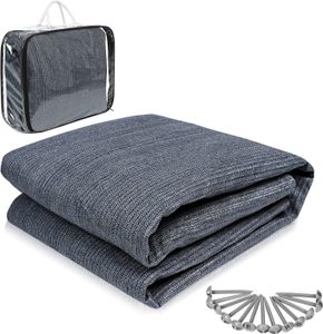 JNGLGO Markýza Koberec Camping Mat s přepravní taškou + kolíky, prodyšný stan Koberec Markýza Koberec z HDPE Neklouzavý stan Pad Outdoor