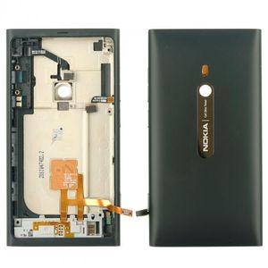 Nokia Lumia 800 Backcover + Kameraglas, Schwarz