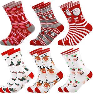 6 Paar Kuschelsocken, Weihnachtssocken Damen Flauschige Socken Bunte Warme Socken Dicke Wintersocken Haussocken Fuzzy Socks Geschenk Socken für Frauen und Mädchen