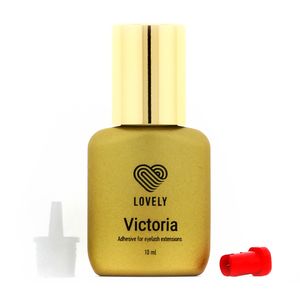 Wimpernverlängerung Wimpernkleber 'Victoria' von LOVELY, Schwarz 10ml
