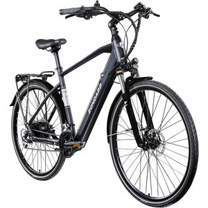 Zündapp Z810 E Bike Trekkingrad Herren ab 160 cm mit Nabenmotor Pedelec Trekking Fahrrad mit 24 Gang und Beleuchtung StVZO