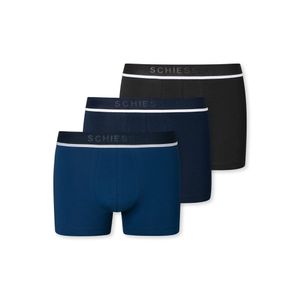 Schiesser 3er Pack - 95/5 - Organic Cotton Retro Short / Pant Sportlicher Logo-Webgummibund, Bequeme Beinausschnitte und ohne störende Nähte, Elastische Single-Jersey-Qualität