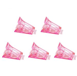 INF Nagelclips für Gelnägel im 5er-Pack Rosa