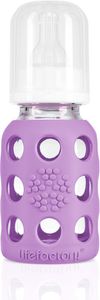 Lifefactory Glas-Babyflasche 120ml, verschiedene Farben Farbe: Lavender