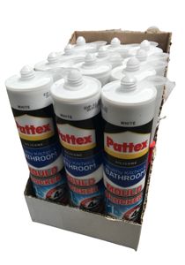Pattex Sanitärsilikon - Schimmelblocker - weiß - 12 x 300ml