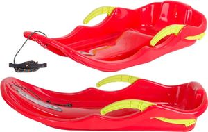 Kunststoff schlitten mit Bremsen Race S Rot Kunststoff schlitten mit Bremsen Race S Rot