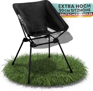 Kempingová stolička skladacia ultraľahká 1,3kg Hliníková skladacia stolička malá 50cm výška sedadla malé balenie Rybárska stolička skladacia Pikniková