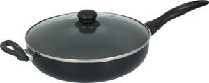 alpina Bratpfanne Ø28cm mit Deckel Antihaftbeschichtung Alle Wärmequellen Aluminium/Glas