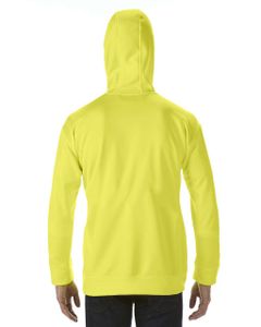 Gildan Herren Hoodie Kapuzenpullover Sweatjacke Pullover Sweatshirt, Größe:3XL, Farbe:Safety Green
